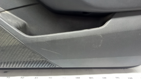Honda Accord 2023-2024 front right door panel, black leather, leather armrest, black leather insert, scratches, needs cleaning