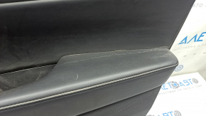 Honda Accord 2023-2024 front right door panel, black leather, leather armrest, black leather insert, scratches, needs cleaning