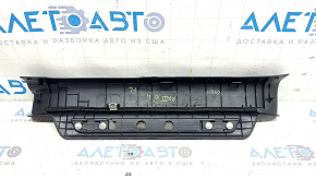 Front left door sill plate for Lexus RX350 RX450h 10-15, black, scratches, dent on chrome