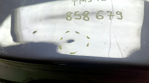 Tesla Model 3 bare trunk lid, 18-20 PMNG graphite, paint chip, dents, and dents