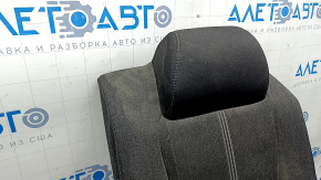 Rear row of seats, 2nd row, upper part, left, Honda Accord 23-24, gray cloth, with white stitching, needs cleaning, dented