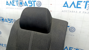 Rear row of seats, 2nd row, upper part, left, Honda Accord 23-24, gray cloth, with white stitching, needs cleaning, dented