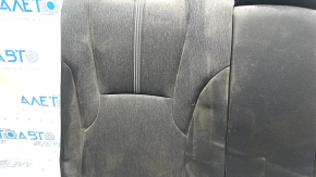 Rear seat, 2nd row, upper right, Honda Accord 23-24, gray fabric, with white stitching, with armrest, dry-cleanable, dented, with armrest