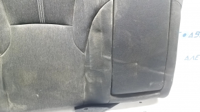 Rear seat, 2nd row, upper right, Honda Accord 23-24, gray fabric, with white stitching, with armrest, dry-cleanable, dented, with armrest