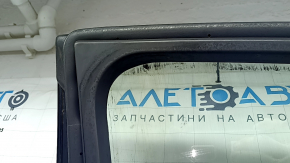 Front left door assembly for a Lexus RX350 RX450h 10-15 keyless, blue 214, dents, bumps, and soot