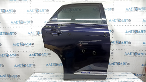Rear right door assembly for a Lexus RX450h 10-15 hybrid, tinted, blue 214, dents, sooty dents