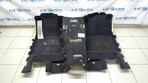 Front floor covering for BMW X3 F25 11-17, black, M-Sport, needs dry cleaning, torn foam