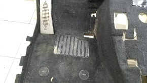 Front floor covering for BMW X3 F25 11-17, black, M-Sport, needs dry cleaning, torn foam