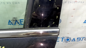 Front left door assembly for Ford Escape MK3 13-19, white YZ, with code, laminated glass, nicks, chips, scratches