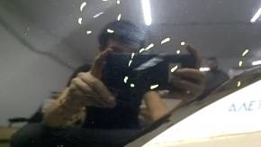 Bare rear left door for Ford Escape MK3 13-19, black UM, scratches, scuffs, putty, partial paint 0.25-0.3