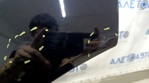 Bare rear left door for Ford Escape MK3 13-19, black UM, scratches, scuffs, putty, partial paint 0.25-0.3