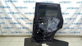 Rear right door assembly for Ford Escape MK3 13-19 black UM, scratches, scuffs