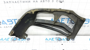 Front bumper lower right lip Lexus RX350 RX450h 10-12 pre-restyling, structure, crack in fastening