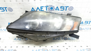 Left front headlight for Lexus RX350 RX450h 10-12 pre-rest xenon, needs polishing, broken mount
