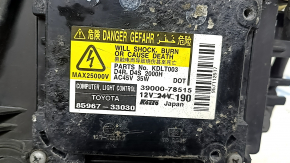 Left front headlight for Lexus RX350 RX450h 10-12 pre-rest xenon, needs polishing, broken mount