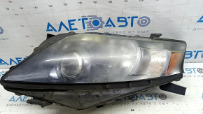 Left front headlight for Lexus RX350 RX450h 10-12 pre-rest xenon, needs polishing, broken mount