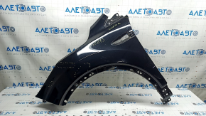 Ford Escape MK3 13-19 front left fender, black, UM, scratches, scuffs, peeling paint