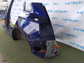 Quarter wing rear left Audi Q5 80A 18-24 S-Line on the body, blue