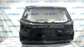Naked tailgate of Ford Escape MK3 2017-2019 black UM, scratches, abrasions, dent, peeling paint, glue