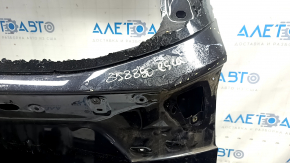 Naked tailgate of Ford Escape MK3 2017-2019 black UM, scratches, abrasions, dent, peeling paint, glue