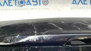 Naked tailgate of Ford Escape MK3 2017-2019 black UM, scratches, abrasions, dent, peeling paint, glue