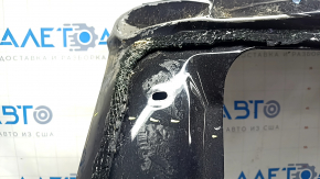 Naked tailgate of Ford Escape MK3 2017-2019 black UM, scratches, abrasions, dent, peeling paint, glue