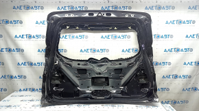 Naked tailgate of Ford Escape MK3 2017-2019 black UM, scratches, abrasions, dent, peeling paint, glue
