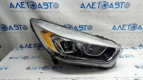 Ford Escape MK3 17-19 right front headlight, halogen + LED, light, scratches, scuffs, broken mount