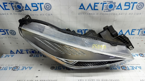 Ford Escape MK3 17-19 right front headlight, halogen + LED, light, scratches, scuffs, broken mount