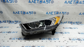 Left front headlight assembly for Ford Escape MK3 2017-2019, halogen + LED, light, sand, scuffs, scratches
