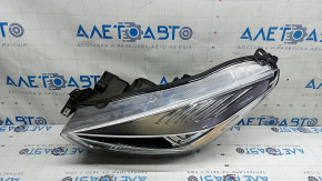 Left front headlight assembly for Ford Escape MK3 2017-2019, halogen + LED, light, sand, scuffs, scratches