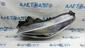 Left front headlight assembly for Ford Escape MK3 2017-2019, halogen + LED, light, sand, scuffs, scratches