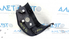 Ford Escape MK3 13-19 black lower left front pillar trim, broken guide, scratches