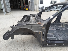 Front left quarter panel for Honda Accord 23-24, black, on the body