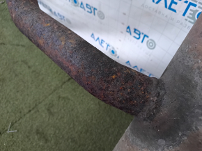 Volvo XC90 16-18 T6 rear exhaust pipe with resonator, rusty, studs sawed off