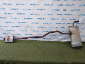 Volvo XC90 16-18 T6 rear exhaust pipe with resonator, rusty, studs sawed off