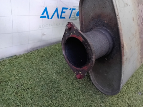 Volvo XC90 16-18 T6 rear exhaust pipe with resonator, rusty, studs sawed off