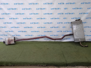 Volvo XC90 16-18 T6 rear exhaust pipe with resonator, rusty, studs sawed off