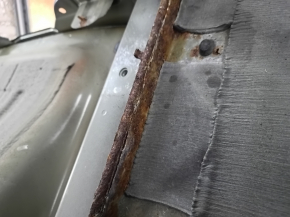 Quarter wing rear right Volvo XC90 16-25 on the body, graphite, rusty, bumps