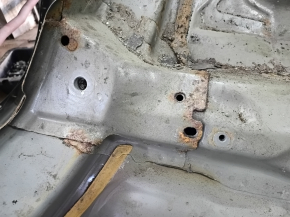 Quarter wing rear left Volvo XC90 16-25 on the body, graphite, rusty, bump