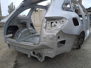 Mercedes GLC 16-22 SUV rear right quarter wing on the body, silver, bumper