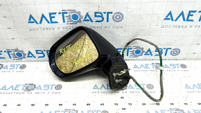 Left side mirror assembly for Lexus RX350 RX450h 10-12, 14 pins, auto-dimming, turn signal, backlight, blue