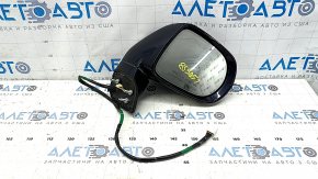 Right side mirror assembly for Lexus RX350 RX450h 10-12, 14 pins, auto-dimming, turn signal, backlight, blue