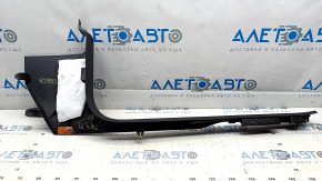Tesla Model 3 18 front left inner door sill trim, black, scratches