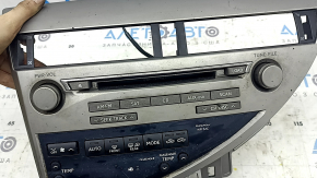 Radio, Cassette Player, Climate Control, Panel Assembly, Lexus RX350 RX450h 10-15 Type 2, Scratches, Sooty