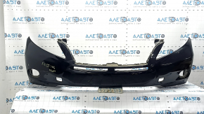 Bare front bumper Lexus RX350 10-12 pre-restyling, for parking sensors, graphite, pressed, broken fastener