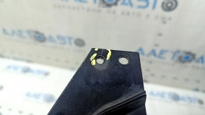 Front bumper, bare, Ford Escape MK3 2017-2019, black, cracks in fasteners, scratches, breaks