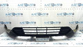 Ford Escape MK3 2017-2019 front bumper lip, texture, sand, scuffed, broken mount