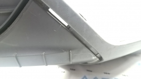 Ford Escape MK3 2017-2019 front bumper lip, texture, sand, scuffed, broken mount