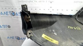 Ford Escape MK3 2017-2019 front bumper lip, texture, sand, scuffed, broken mount